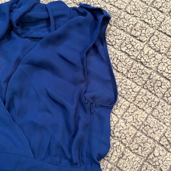 Blue hooded romper. - Picture 8 of 9